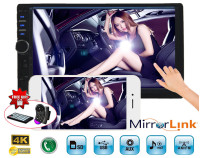 2 Din 7" Car MP3 Player 1080HD Touch Screen Bluetooth Stereo Rad