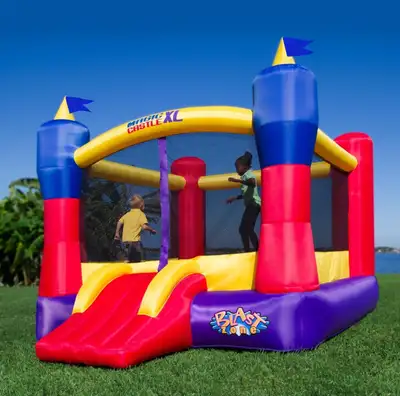 Like new jumping castle 13Dx10Wx8.4H Footprint Commercial Vinyl Bounce Floor Surface Max Gross (comb...
