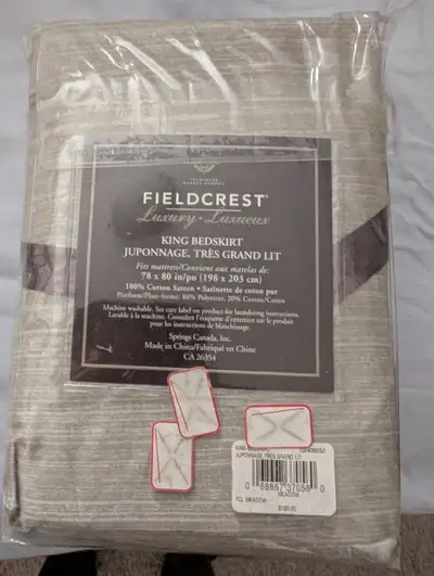Fieldcrest Luxury King Bedskirt, View more