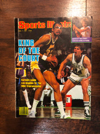 1980s Vintage Sports Illustrated Kareem Abdul-Jabbar