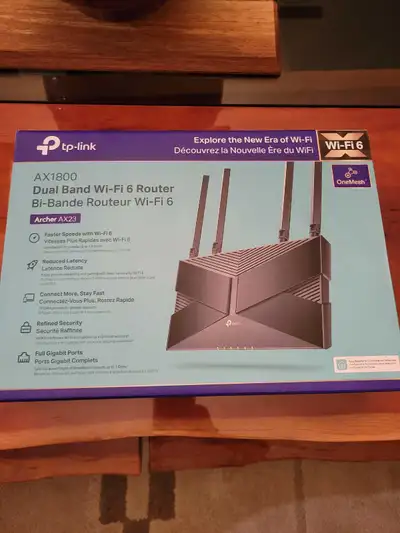 Tp-Link AX1800 Dual Band Wi-Fi 6 Router, View more