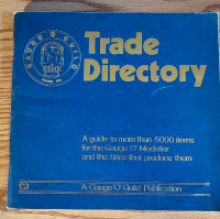 GAUGE "O" GUILD TRADE DIRECTORY - 1981