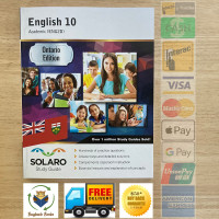 *$20 NEW Grade 10 English ENG2D with Solutions