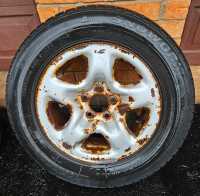 Winter Tire & Rim - decent tread. 215/65R16 M +S