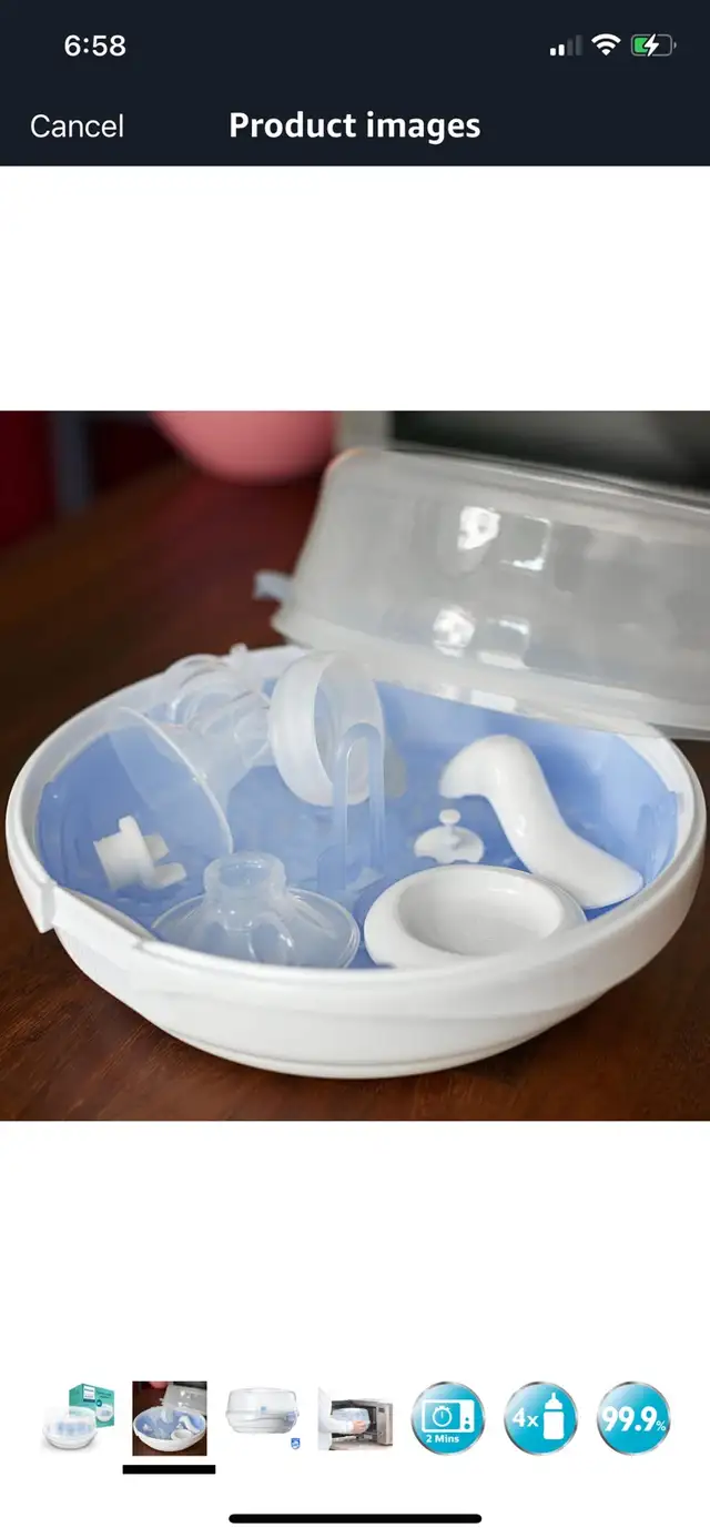 Philips AVENT Steam Sterilizer For Microwave in Feeding & High Chairs in Cambridge - Image 3