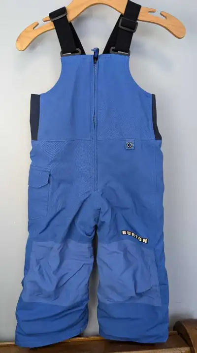 Burton Blue bib style snowpants toddler boy 3T, View more