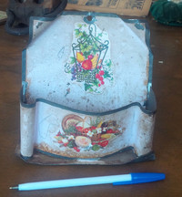 Vintage Larger Tin Match Box