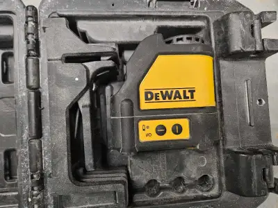 Dewalt Red Cross-Line Self leveling laser level, View more
