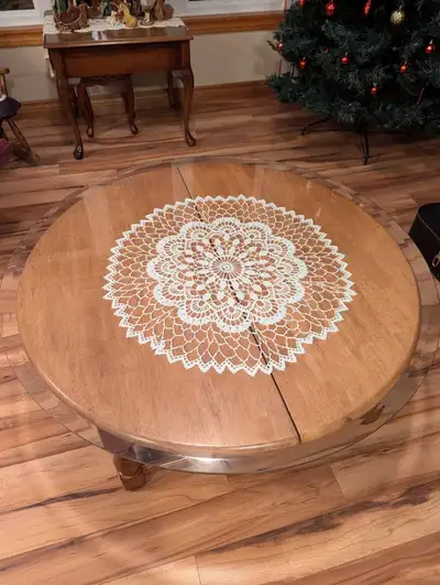 45" Round Beveled Glass Table Top, View more