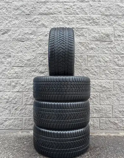 Winter / Snow Pirelli Scorpion N0 Rated Staggered 21” Tires. 2x 275 40 21 & 2x 305 35 21 (98%). Fits...