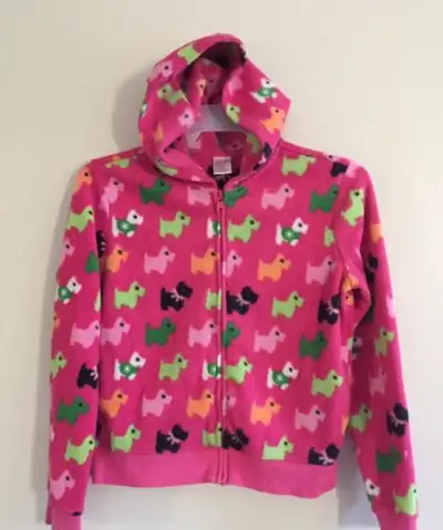 Gymboree Fleece front zipper Sweater Girls Size L (10-12), View more