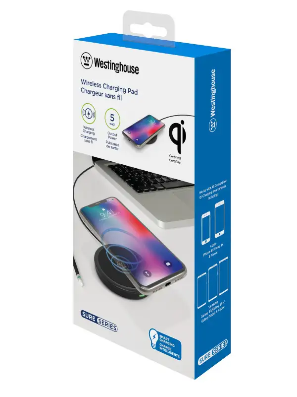 BRAND NEW Westinghouse Wireless Charging Pad (5W Output Power) in Cell Phone Accessories in Kingston - Image 3
