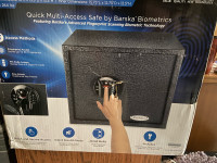Barska HQ300 Biometric Keypad Safe, Black