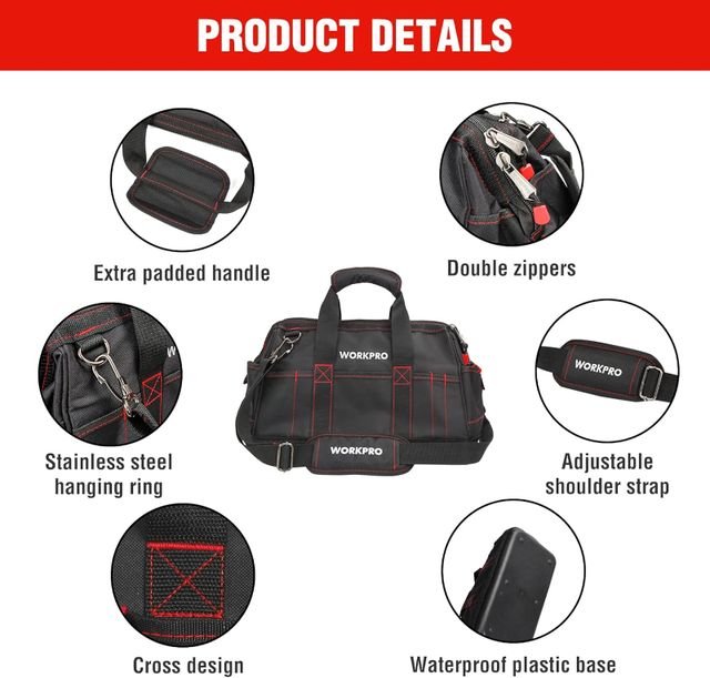 TOOL STORAGE BAG - Black (NEW!) in Tool Storage & Benches in City of Toronto - Image 5