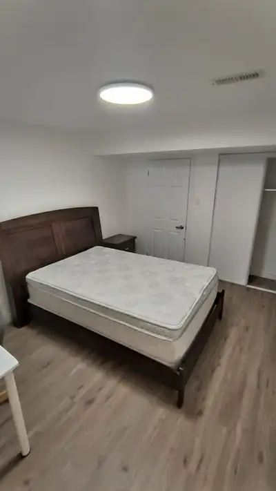 Cozy Room with private bathroom and windows in new basement. Move in immediately. Rent at least 3 mo...