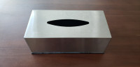 Stainless steel tissue box holder