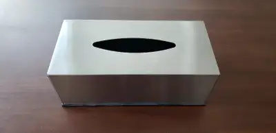 Stainless steel tissue box holder, View more