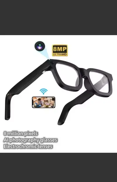 Smart glasses with camera, View more