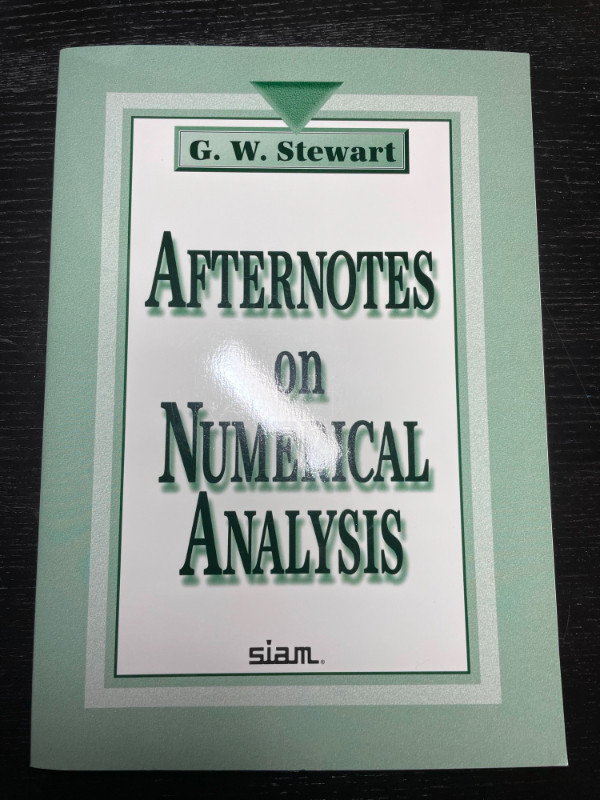 After Notes on Numerical Analysis in Textbooks in City of Toronto