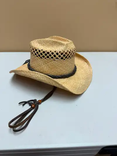 Shady Brady straw cowboy hats are handcrafted in the USA, known for their durable, rustic, and often...