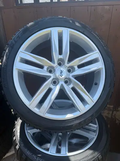 Almost new toyo winter tires with alloy wheels off from audi Will also fit vw and Mercedes