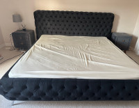 Modern Design King Size Bed with super comfy mattress