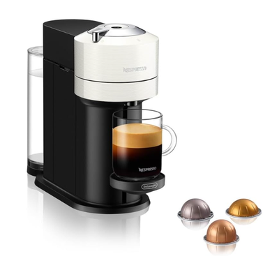 Nespresso Vertuo Next Coffee and Espresso Machine by De'Longhi, White