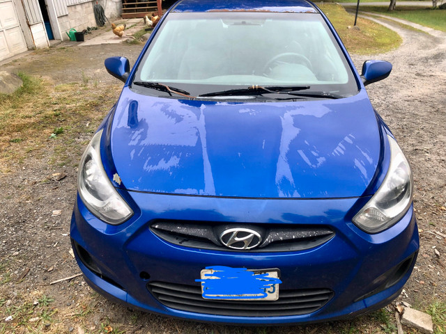 Hyundai Accent 2012 (manual). in Cars & Trucks in Muskoka