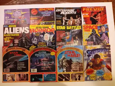 Vintage 70s and 80s Magazines Horror Sci FI Movie, View more