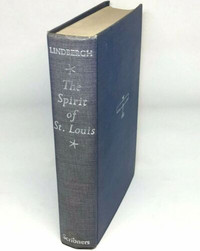 Book - The Spirit of St. Louis by Charles Lindbergh 1953