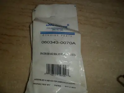 Genuine American Standard 060343-0070A SPACER NEW / SEALED, View more