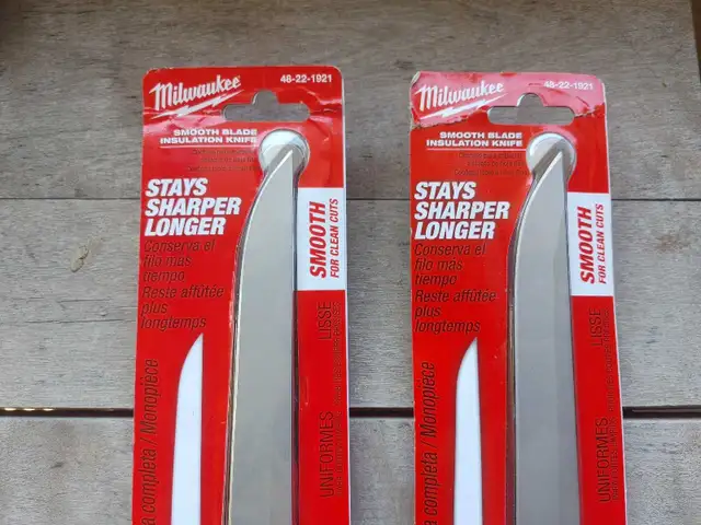 Milwaukee smooth blade insulation knife 20$ OBO in Hand Tools in Windsor Region - Image 4