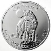 1oz  .9999 Pure Silver Wildlife Serries Coins