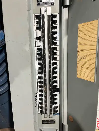 For Sale: Used Federal Pioneer Electric Load Center. Type: NBLP42-4L 42 Circuits. 120/240V. 225 Amps...