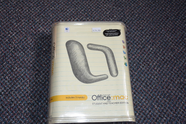 MS Office Mac Student & Teacher Edition 2004 Word PP Excel NEW! in Software in Oshawa / Durham Region