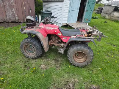 I got a 1988 honda 300 4x4 brand new tierods both sides just done may.27/2026 runs drives good will...