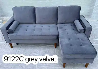  New 3 Seater Sectional velvet Sofa for sale cash on delivery , View more
