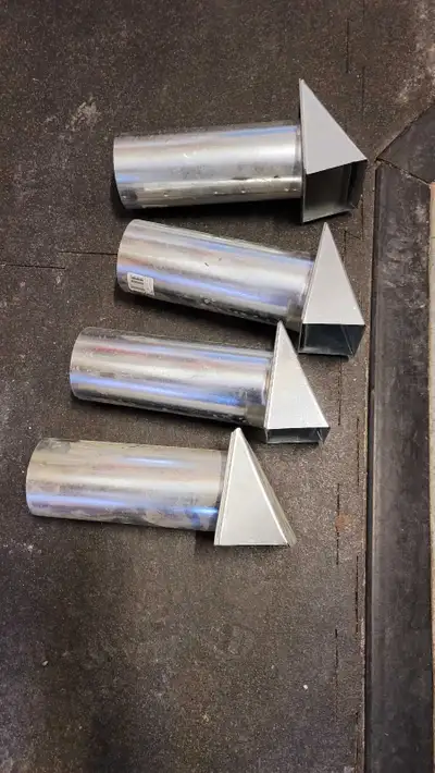 4" galvanized vent hoods, View more