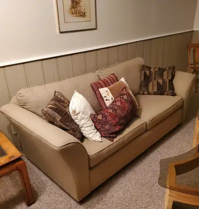 Comfortable couch, View more