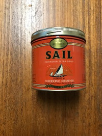 Vintage Sail "Light Aromatic" Tobacco Tin