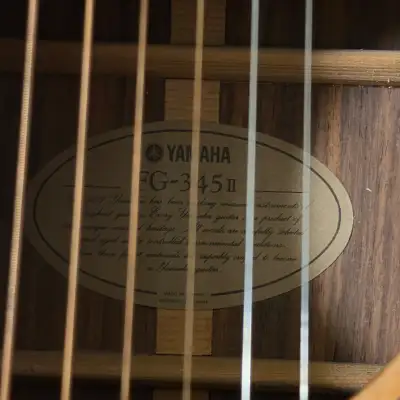 Yamaha FG 345 II, View more