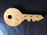 Wooden Key Hanger (easy reno project for child)