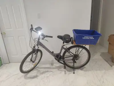 Schwinn Comfort 21-Speed Bike with Upgrades (Seat, Mirror, Bell), View more