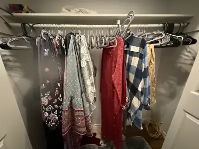 This lot includes a variety of plus-size women's clothing in size 3XL, featuring dresses, tops, and...