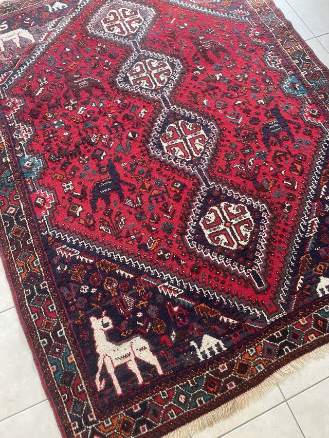 Antique Vintage Handwoven Persian Carpet/Rug in Rugs, Carpets & Runners in Mississauga / Peel Region - Image 2