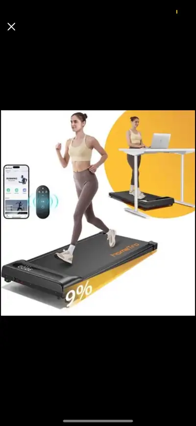 HomeTro Walking Pad Treadmill with 9% Incline, Walking Jogging T, View more