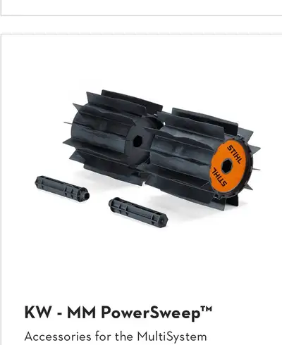 Stihl power sweep attachment , View more
