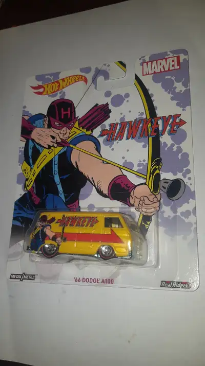 Hawkeye '66 Dodge A100 Hot Wheels Premium Marvel 2016 NIP, View more