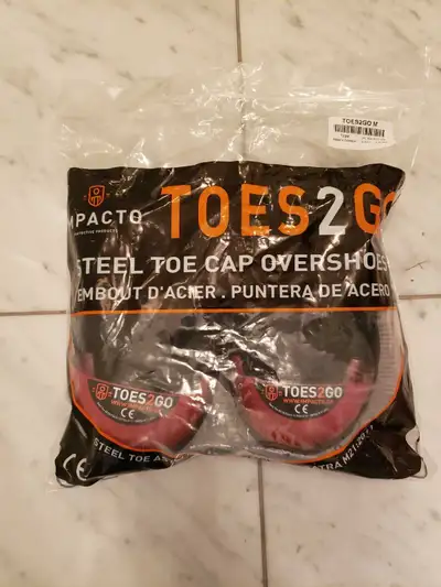 Brand New TOES2GO Steel Toe Cap Over Shoe / Boot Mens 9-13Womens, View more