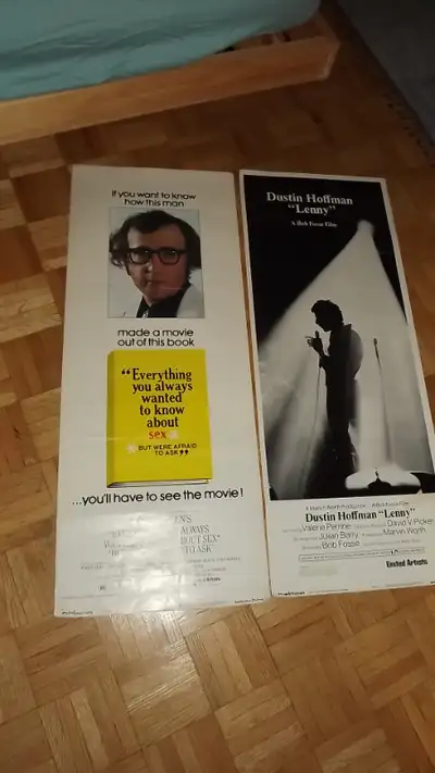 LENNY BRUCE 1974 VINTAGE INSERT MOVIE POSTER/DUSTIN HOFFMAN, View more